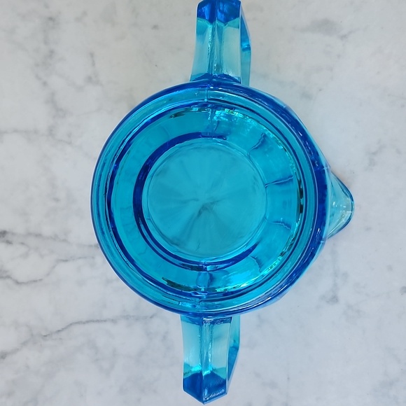 VTG TIARA GLASS CREAMER AND SUGAR FROM INDIANA GLASS - Picture 8 of 10